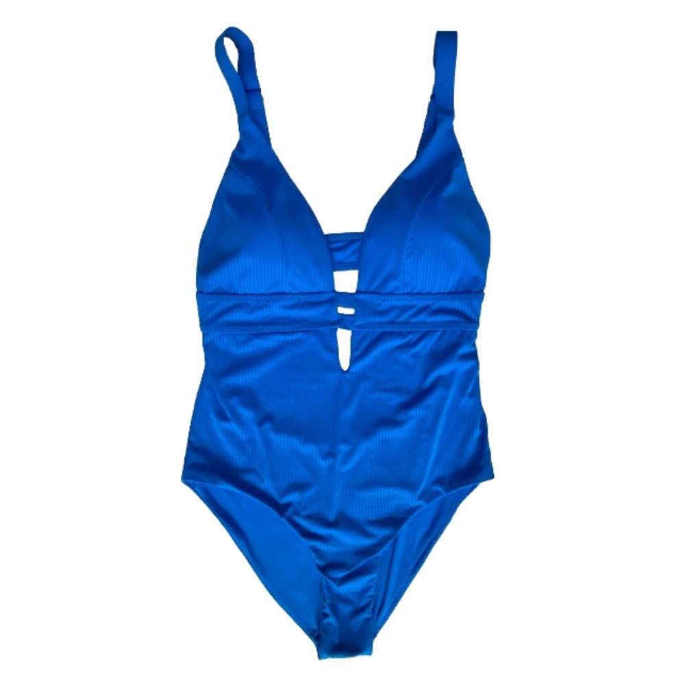 YMI Swimsuit Women’s Medium Electric Royal Blue One Piece Bathing Suit NEW NWT